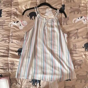 Market & Spruce Meroni Mixed Media Top